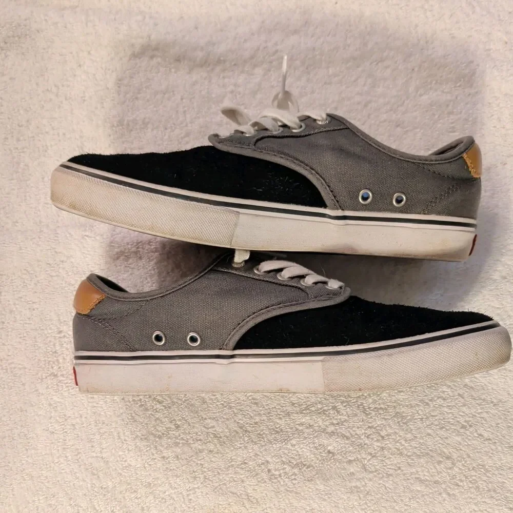 Vans Chima Ferguson Pro  Black Suede Lifestyle Sneakers, Mens 8.5